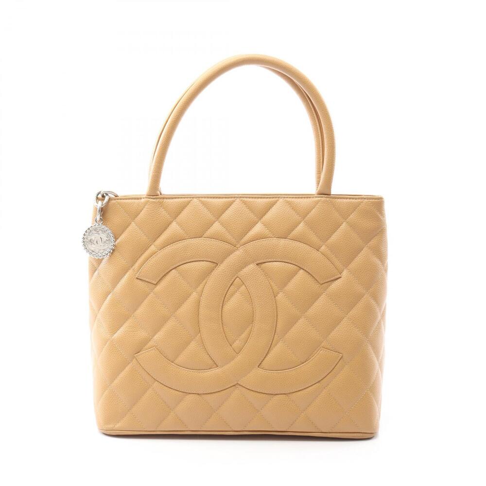 Chanel Reissue Tote Bag Leather Grained Calfskin Beige